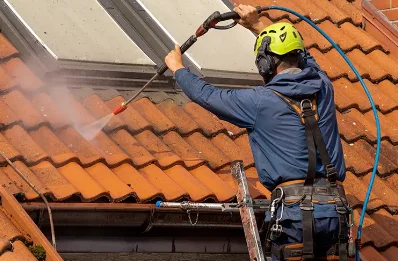 Démoussage et hydrofuge de toiture à Rouhe